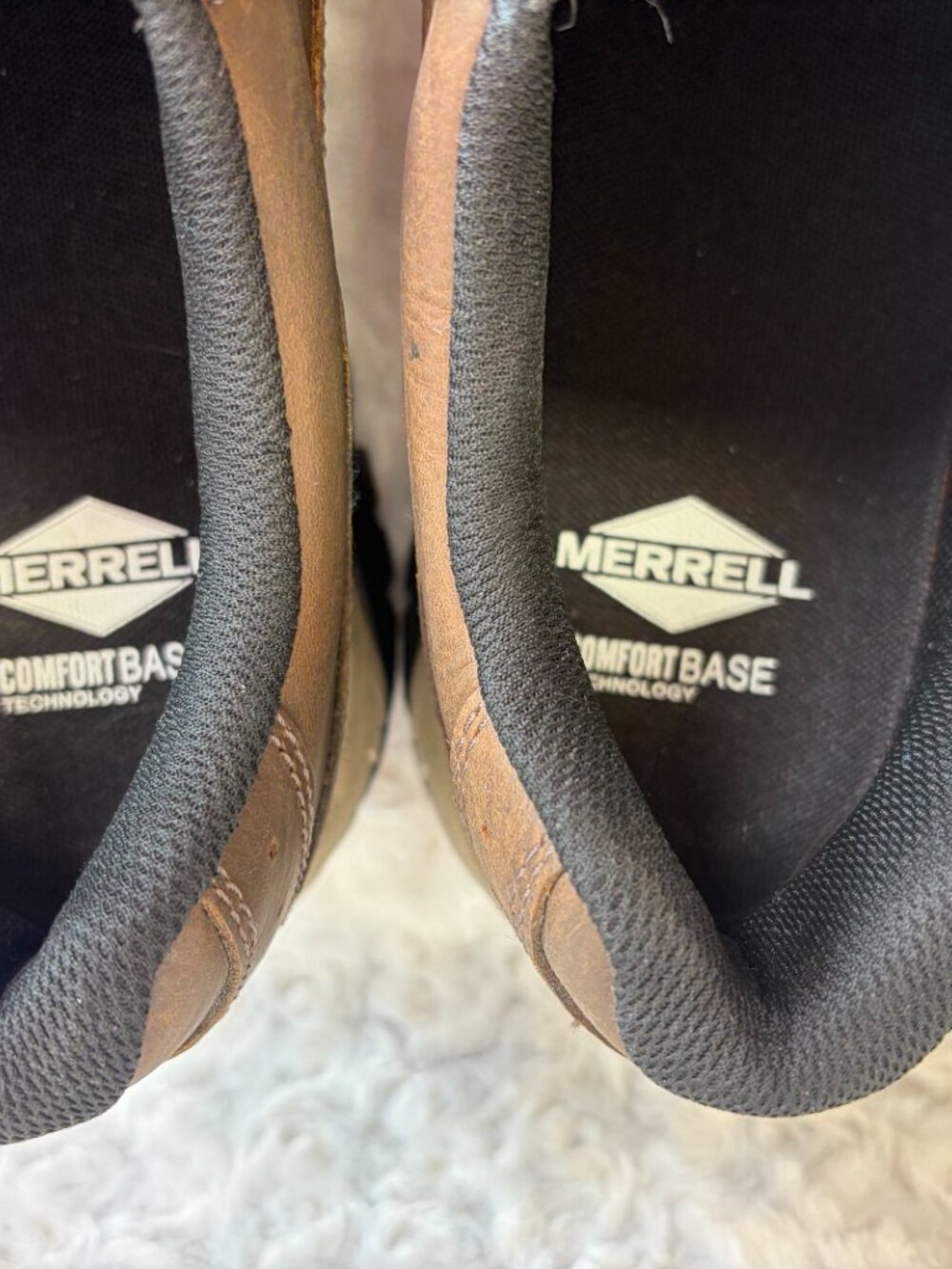 New Mens Merrell Moab Adventure Moc waterproof full grain leather and carbon toe - Picture 4 of 9